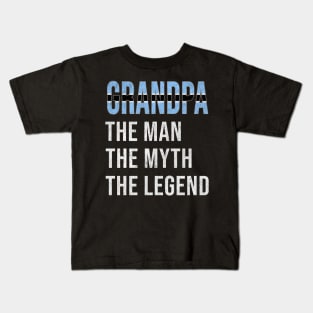 Grand Father Botswanan Grandpa The Man The Myth The Legend - Gift for Botswanan Dad With Roots From  Botswana Kids T-Shirt